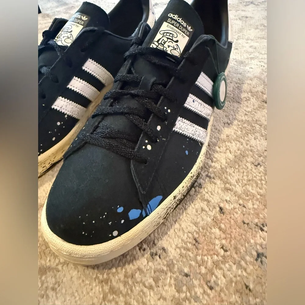 adidas x atmos Campus 80s Cook Super Duper Black Sz 12 – Verified